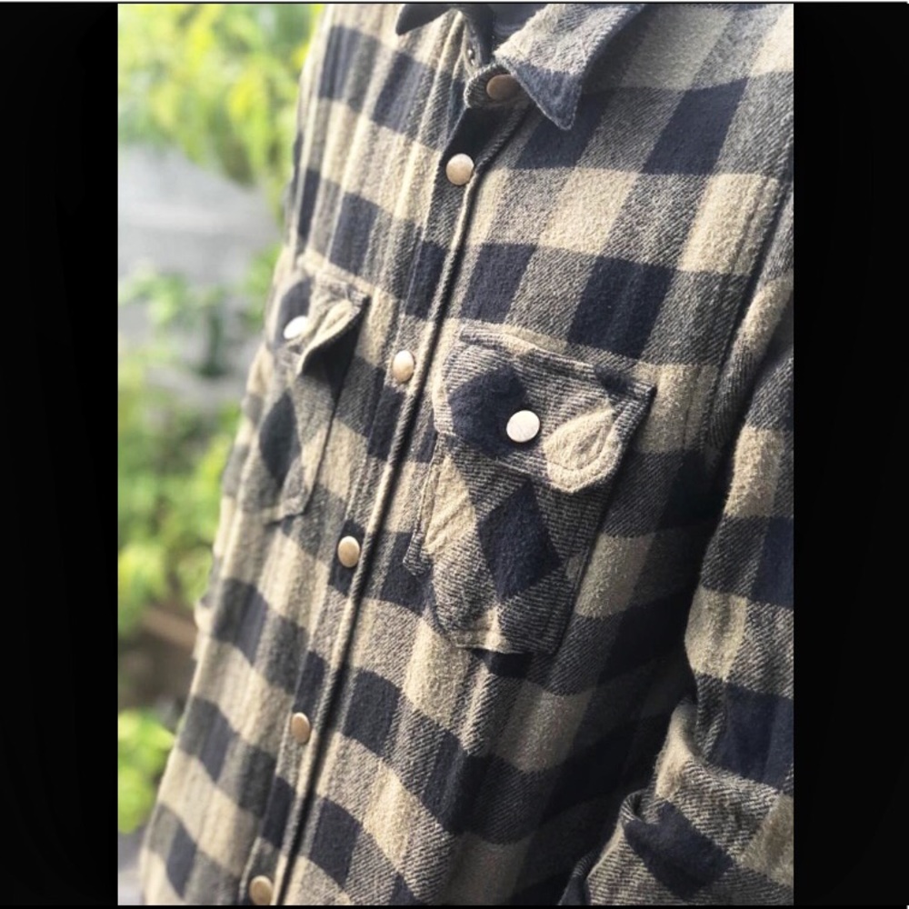 [Smoke Rise] Plade (Green) Button Down Shirt - Picture 4 of 7